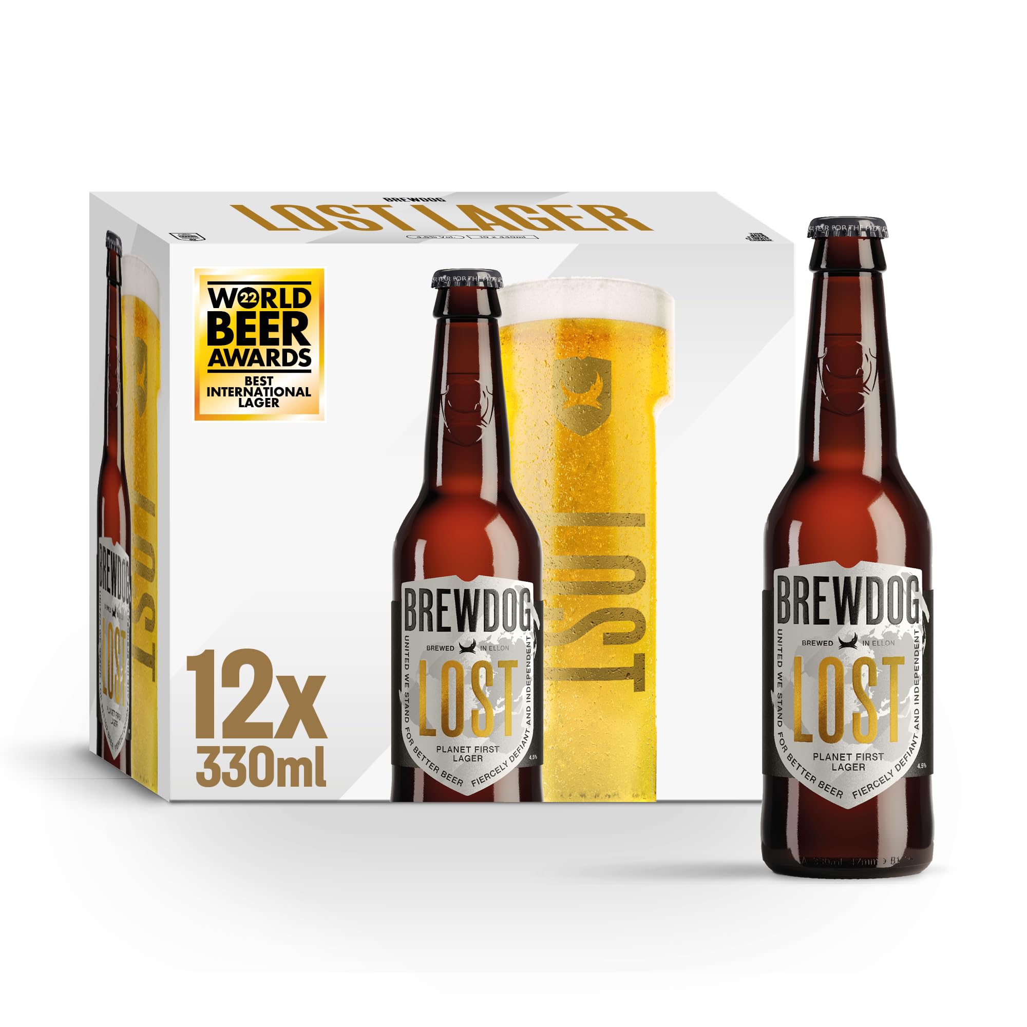 BrewDog Lost Lager 12 x 330ml bottles