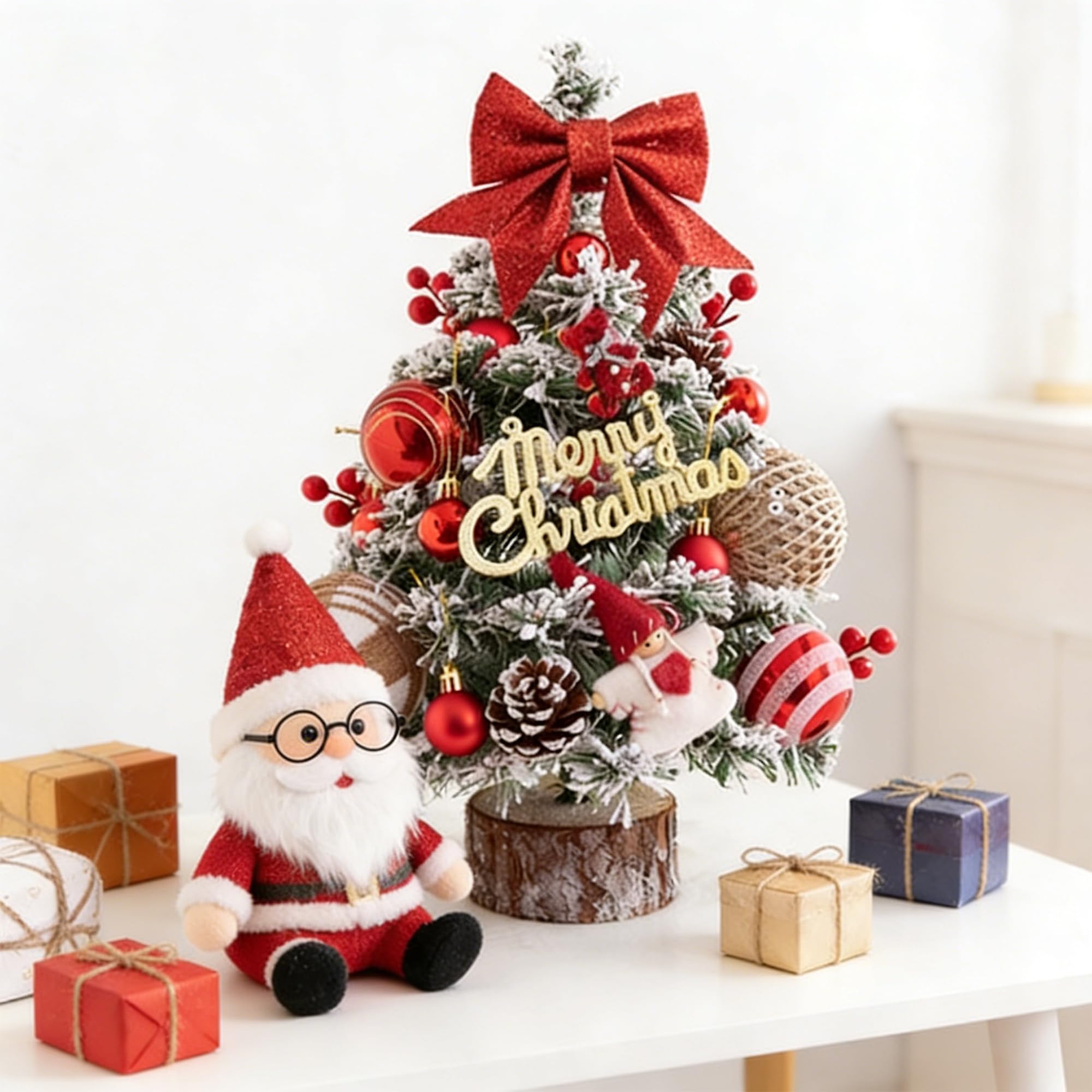 DXIA 7FT Inflatable Christmas Tree with 3 Gift Boxes, Light up Artificial Christmas tree, Built in Air Compressor, Inflatable Christmas Decorations Outdoor for Yard, Garden, Lawn, Square (2)