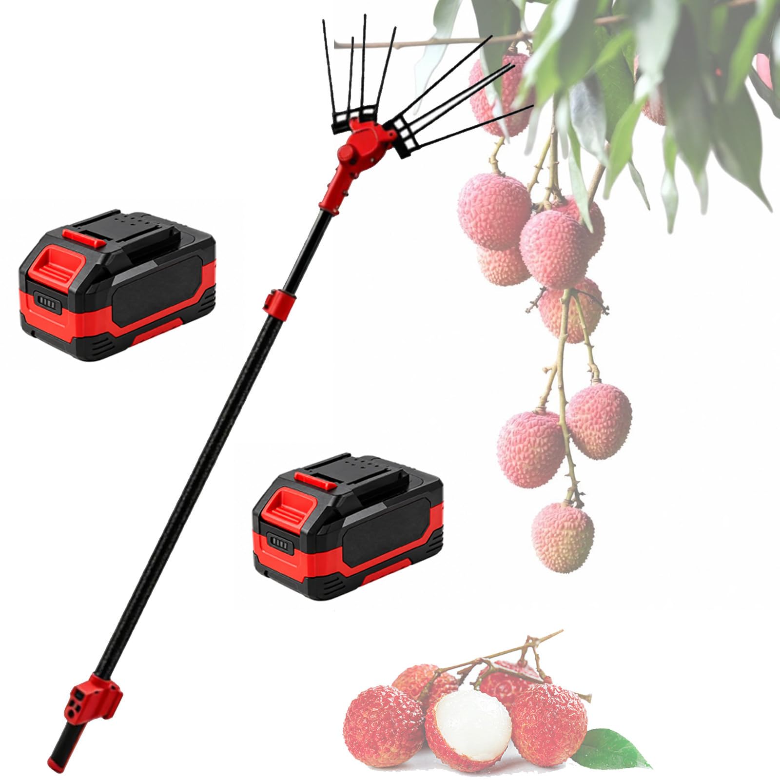 Vareador de aceitunas inalámbrico / Cosechadora eléctrica de aceitunas