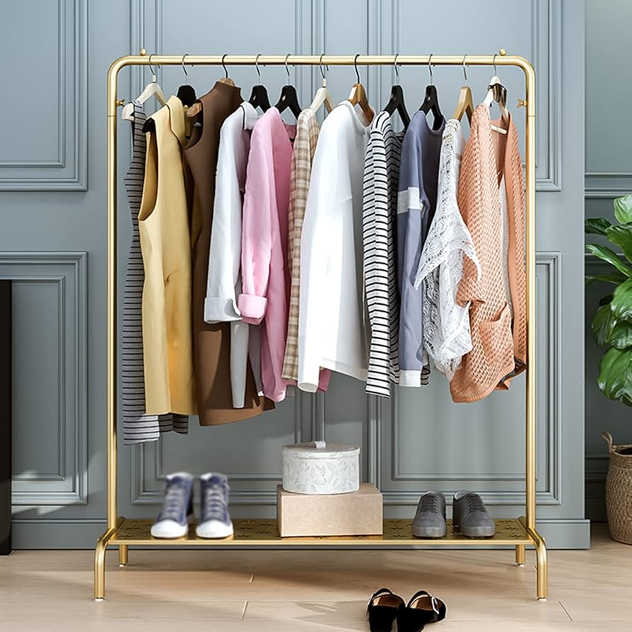【送料込27400円で購入】おしゃれな ゴールド ハンガーラック 楽天市場】【ポイント3倍!14日28時間】ハンガーラック ゴールド