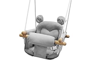 Secure Canvas Baby Hammock Swing for Indoor and Outdoor Play