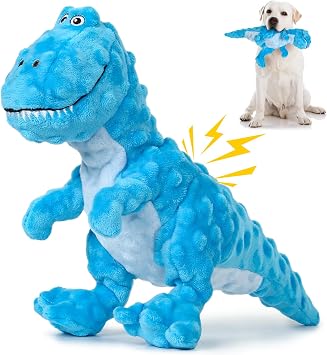 Dog Squeaky Toys, Plush Dog Toy for Puppies Small, Medium to Large Dogs, Interactive Dog Toys,Tug of War Game Relieves Boredom with Crinkle Paper