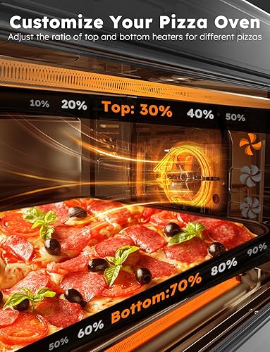 Miniatura 6 de Nuwave Bravo XL Pro - Horno tostador con freidora de aire con combo de parrilla, nuevo sistema de convección ultrarrápido 2025, 35% más crujiente, 2