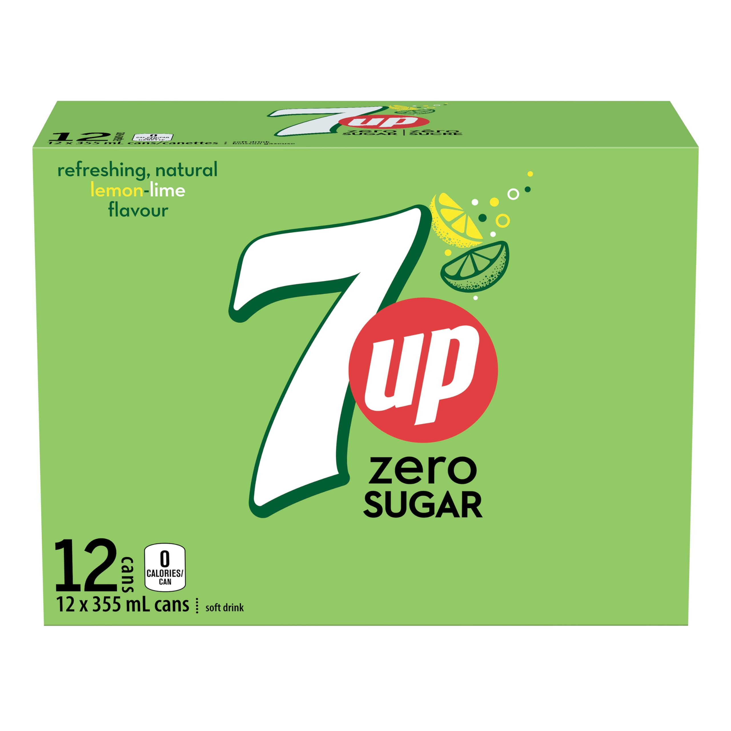 7UP Zero 12x355ml : Amazon.ca: Grocery & Gourmet Food