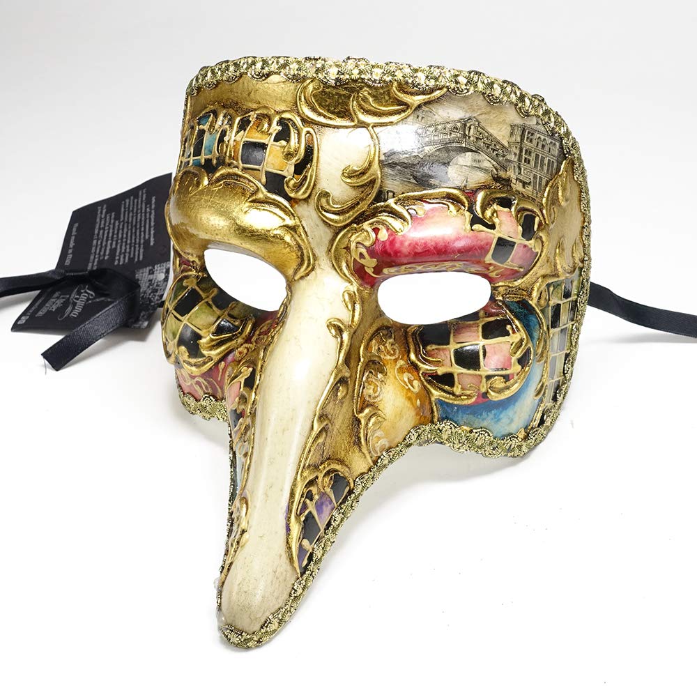 Amazon.co.jp: イタリー製 マスケラ 仮面 【Capitano】カピターノ 隊長