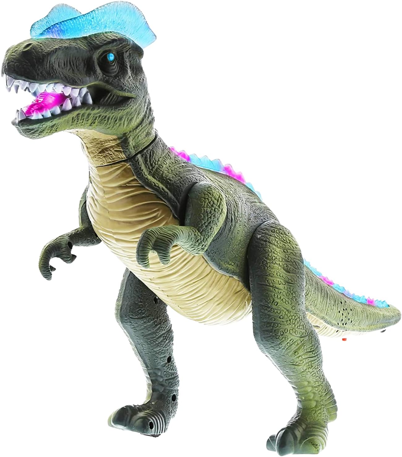 Mozlly Big Tyrannosaurus Rex Realistic Remote Control Dinosaur Toy with Sound and Lights - Roaring and Walking Dinosaur Toys For Boys And Girls, Kids Robot Dinosaur T Rex Toy - Color May Vary, 17 inch