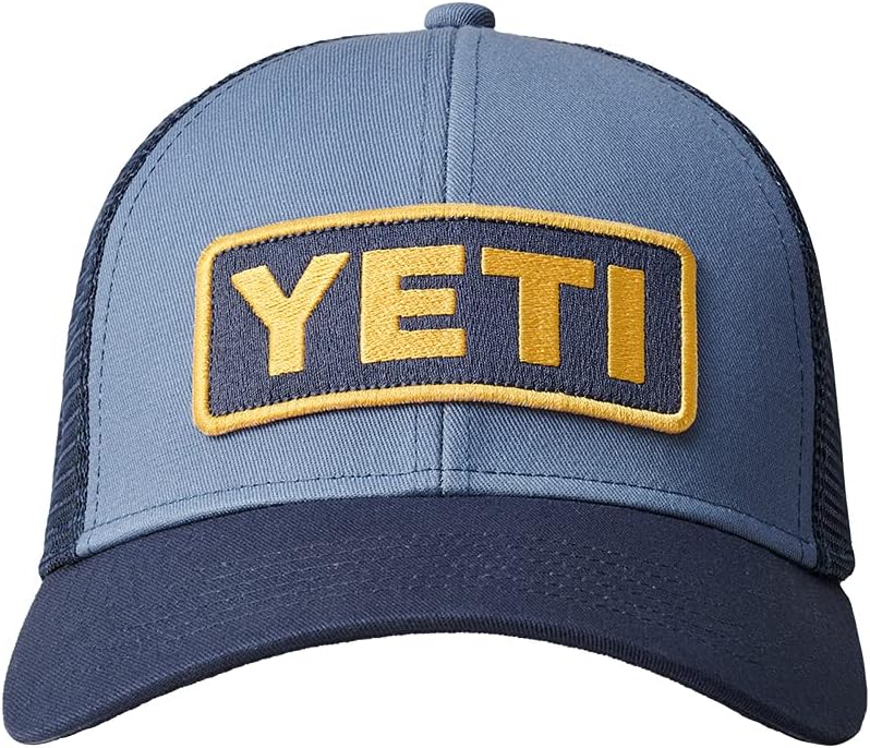 YETI Logo Badge Mid-Profile Trucker Hat with Bureo Brim