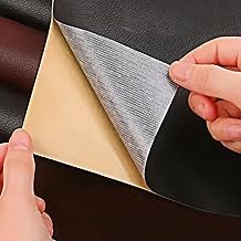 Self Adhesive Faux Leather 300 X 100 cm, Arespark Black Self Adhesive Repair Patch Leather Tape Folding Leather Repair Patch for Sofa, Bags, Furniture