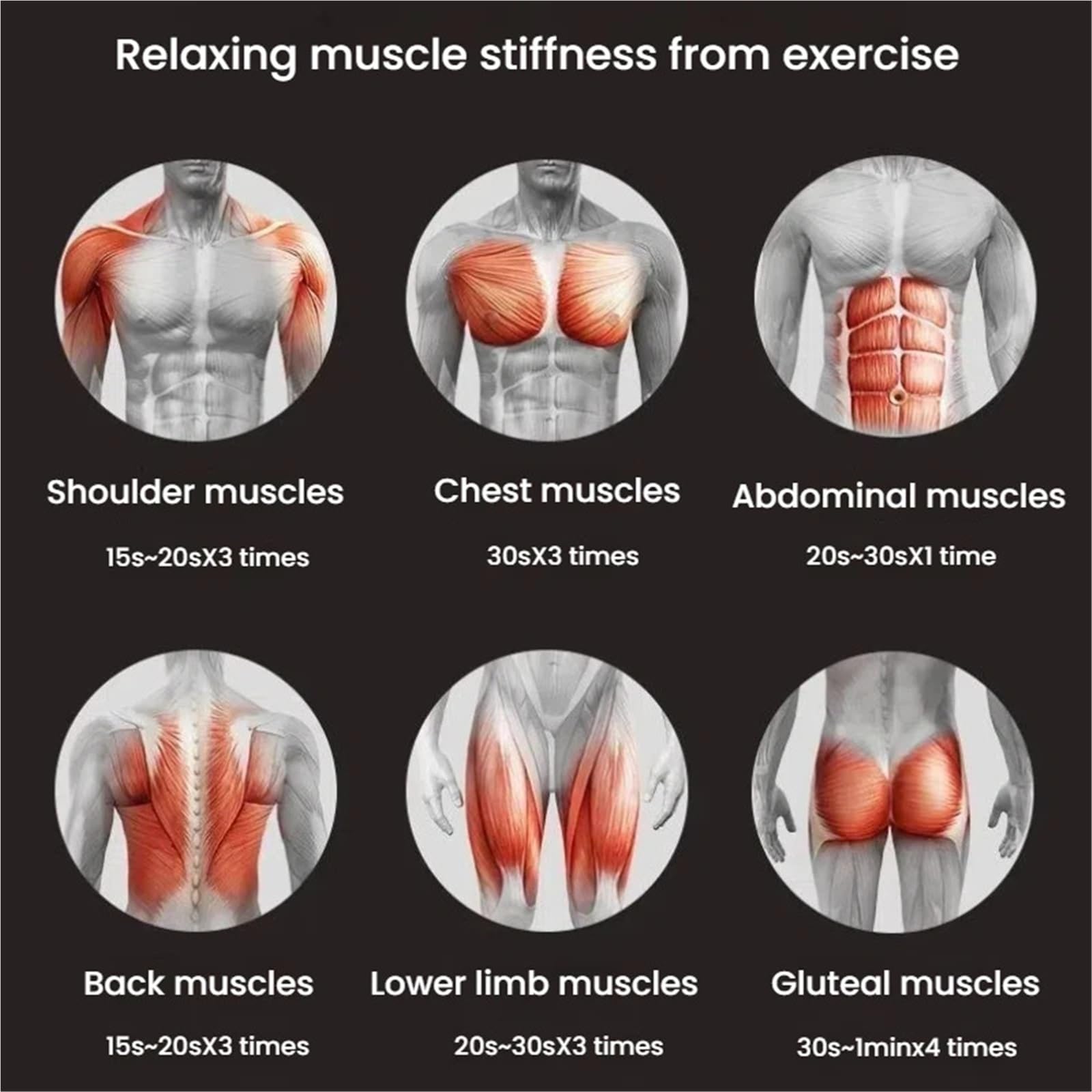 Masajeador portátil, Masajeador Multi Del Músculo Tejido Profundo Arma Masaje De La Velocidad 8 Accesorios Para Relajación Cuerpo