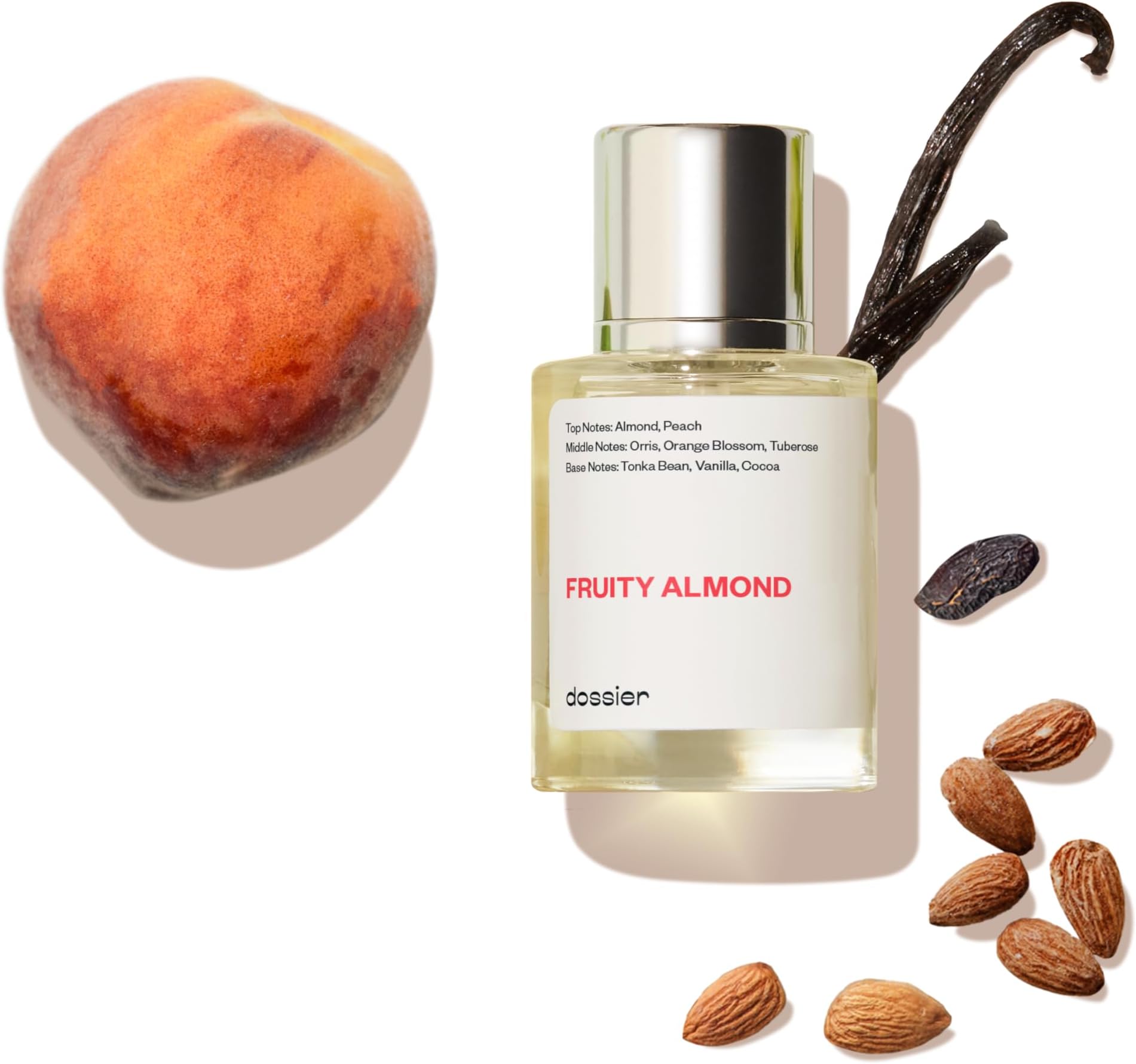 Dossier - Fruity Almond - Eau de Parfum - Inspired by C.Herrera Good Girl - Perfume Luxury - Pure Infused - Paraben-Free - Vegan - For Women - Fragrance 3.4 Fl oz (Spray 100ml)