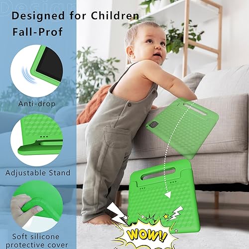 Miniatura 6 de Tableta para niños de 10 pulgadas, Android 13, 4 GB de RAM+64 GB ROM 8000 mAh, tableta para niños y adolescentes, WiFi 2.4G y 5G, cámara dual,