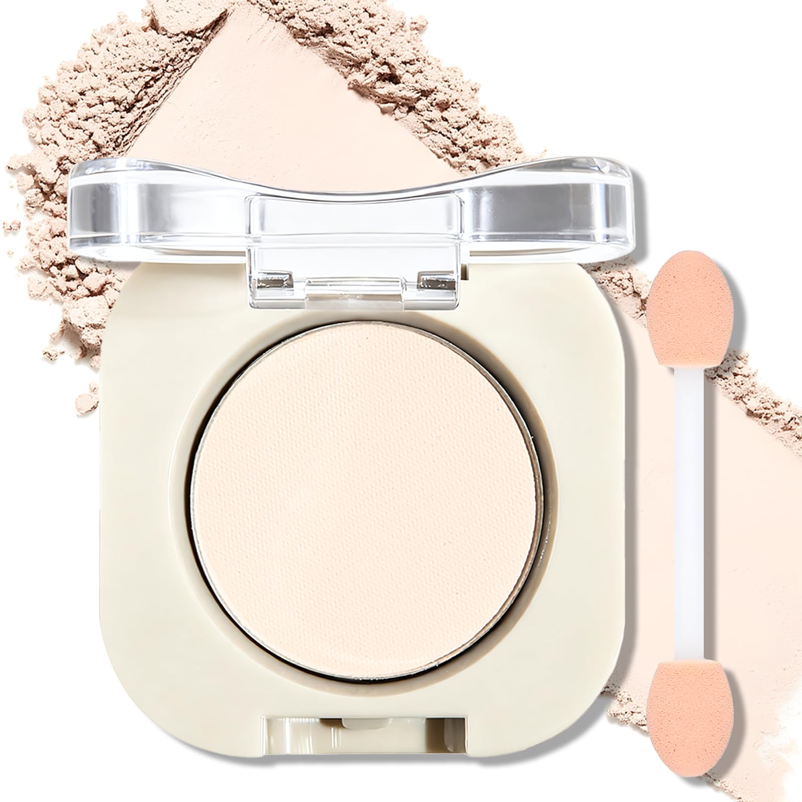 Ivory Nude Eyeshadow Palette, Single Matte Eye Shadow for Older Women 09 Ivory