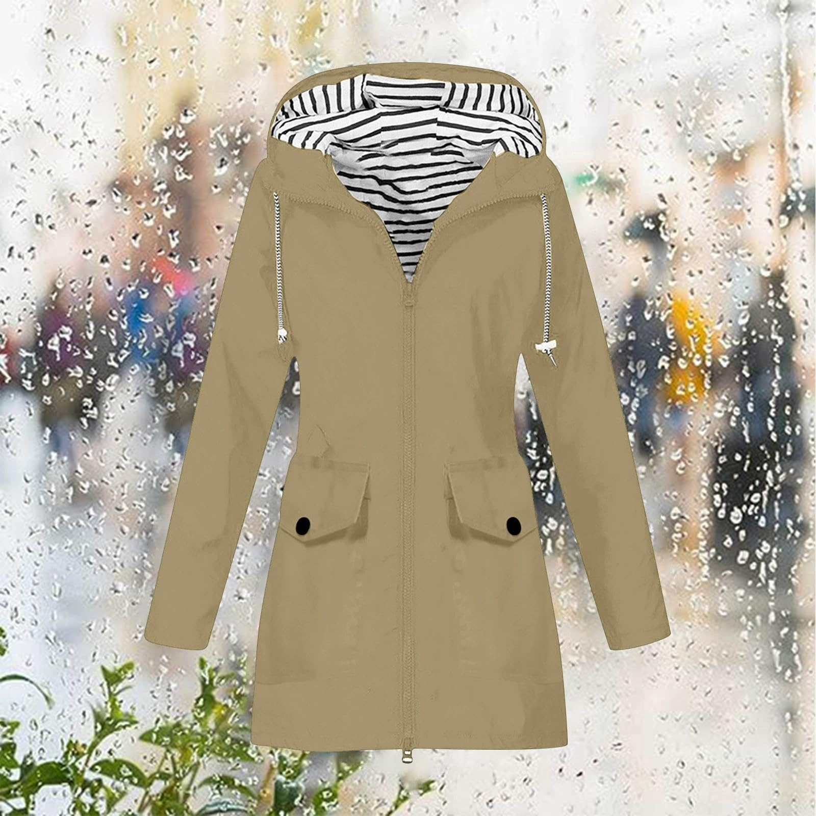 Chaqueta Cortavientos Para Mujer, Ideal Actividades Al Y Montañismo, Otoño E Invierno. Gabardinas Anorak Mujer Invierno Impermeable Abrigo Chubasquero Parka Primavera Softshell Roja