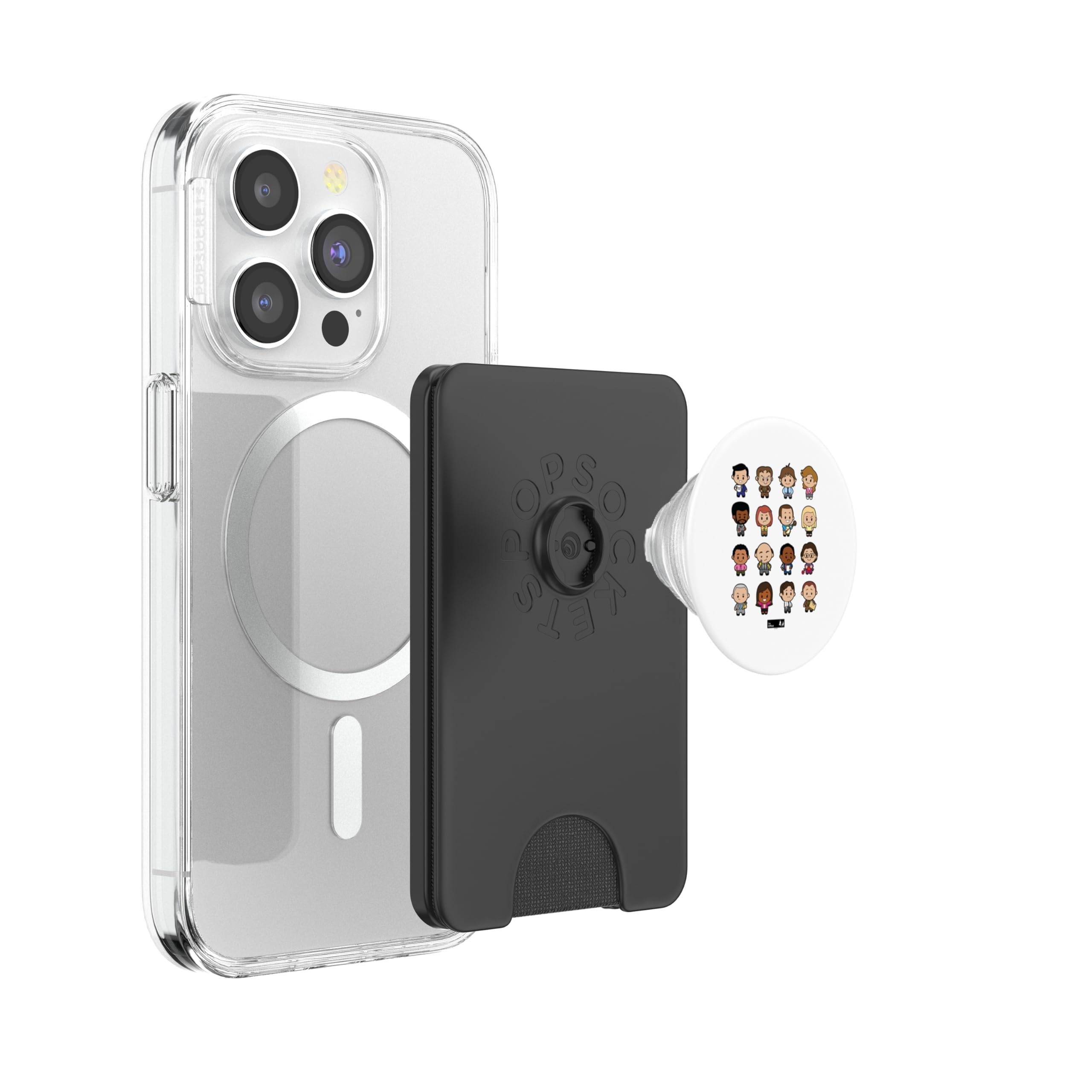 Personnages Mignons de Bureau PopSockets PopWallet pour MagSafe