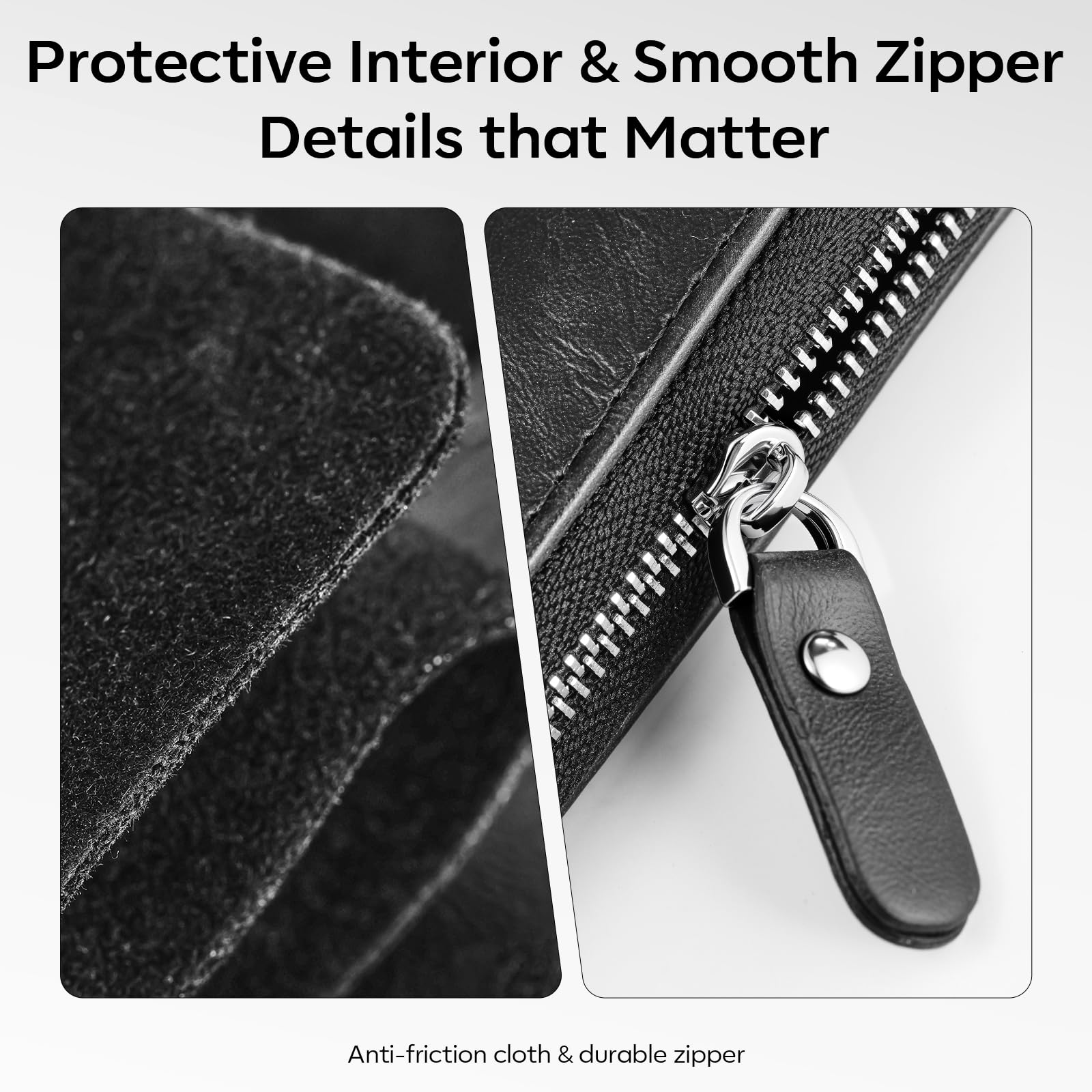 Manicure Kit, FAMILIFE Professional Manicure Set Nail Kit, 11 in 1 Stainless Steel Nail Clippers Set, with Portable Black Leather Travel Case Luxury Gifts for Him