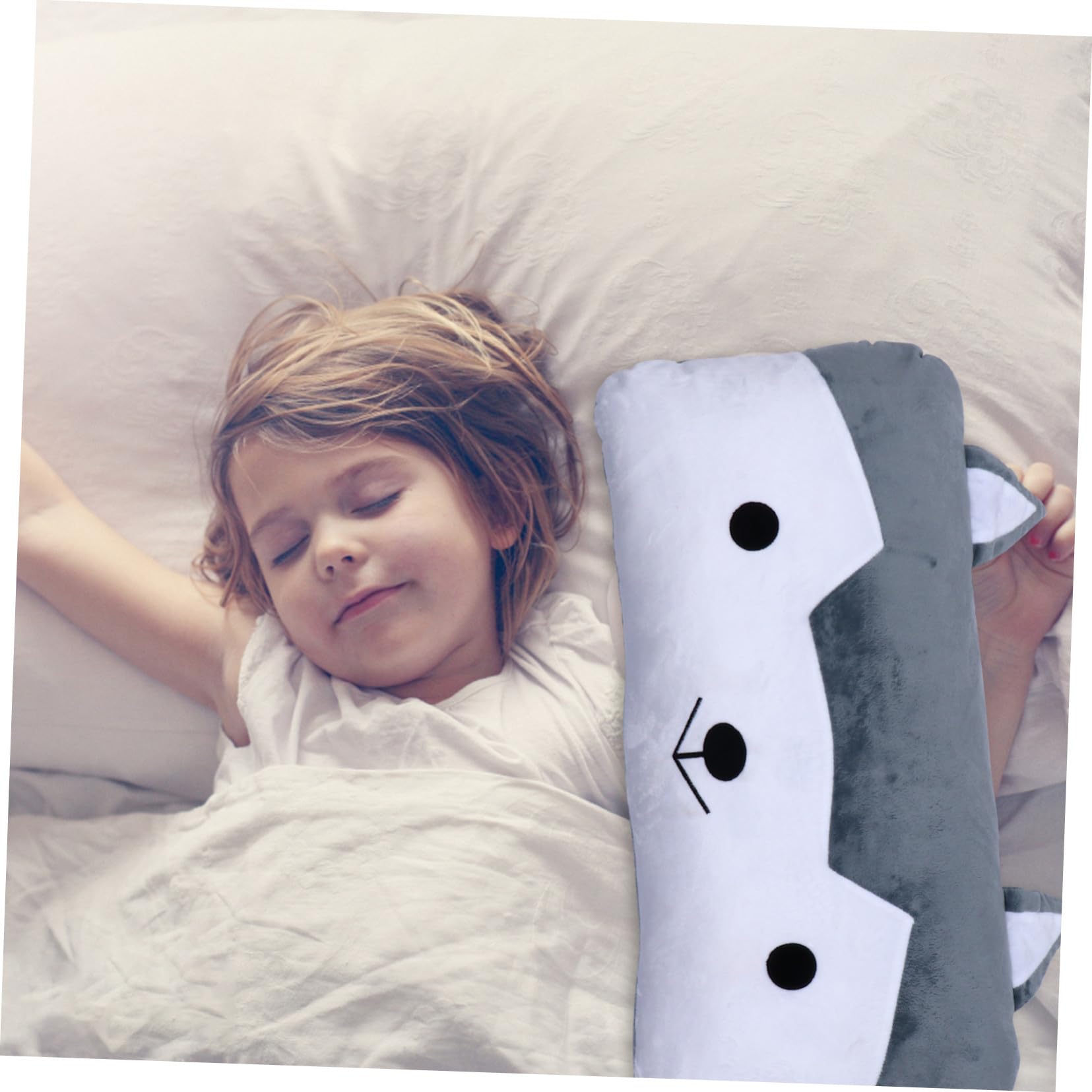 Cuscino di Peluche lungo Creativo, Morbido, 1 Pezzo | Forma Simpatica, per Divano e Auto, Tessuto Peluche, Comfort al Tatto, Mantiene la Sagoma