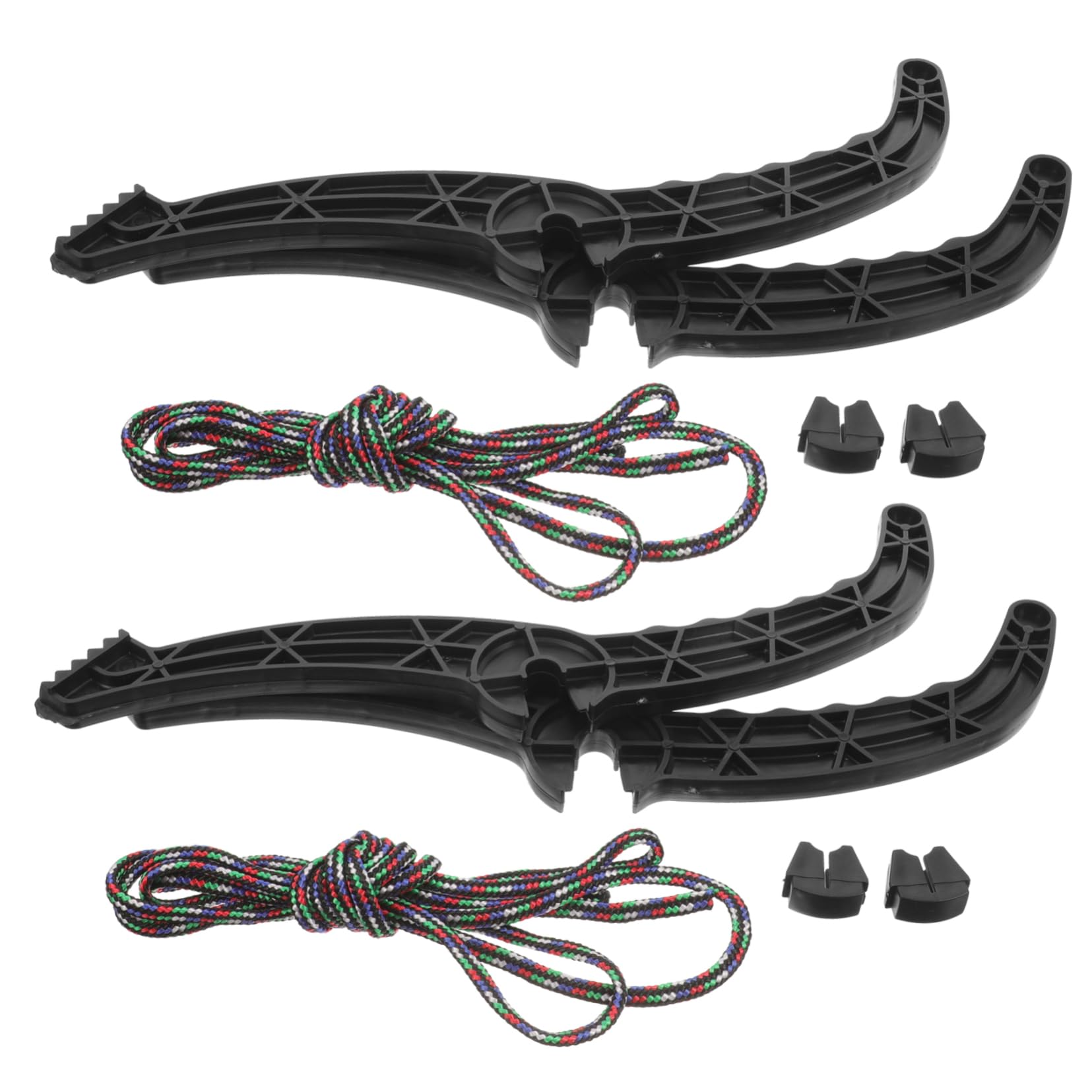 OHPHCALL Snowboard Grip Kit 2 Sets of Replacement Handles Sled Brake Lever for Outdoor Skiing