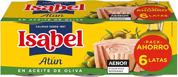 Isabel Atún en aceite de oliva, pack 6 x 65gr - 2