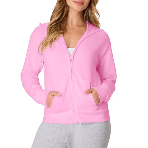 Hanes Women's EcoSmart Fleece Sweatshirt for Women, Soft Midweight -