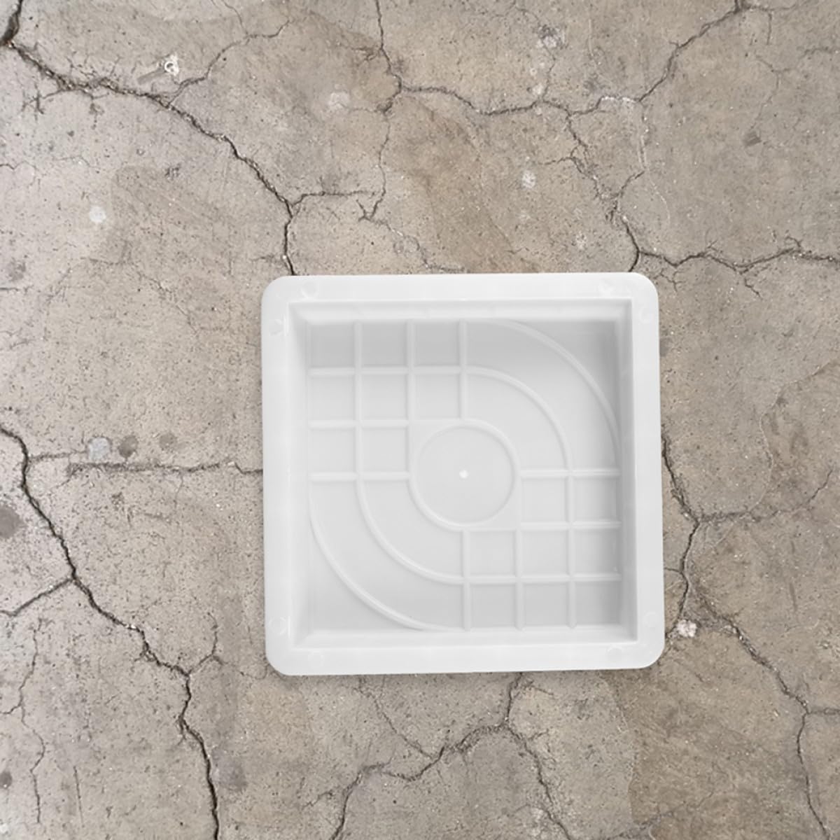 Stampo per Pavimentazione in Cemento Plastico 2 Pezzi Facile da Usare per Mattonelle da Esterno e Vialetti in Aree Parcheggio Residenziali