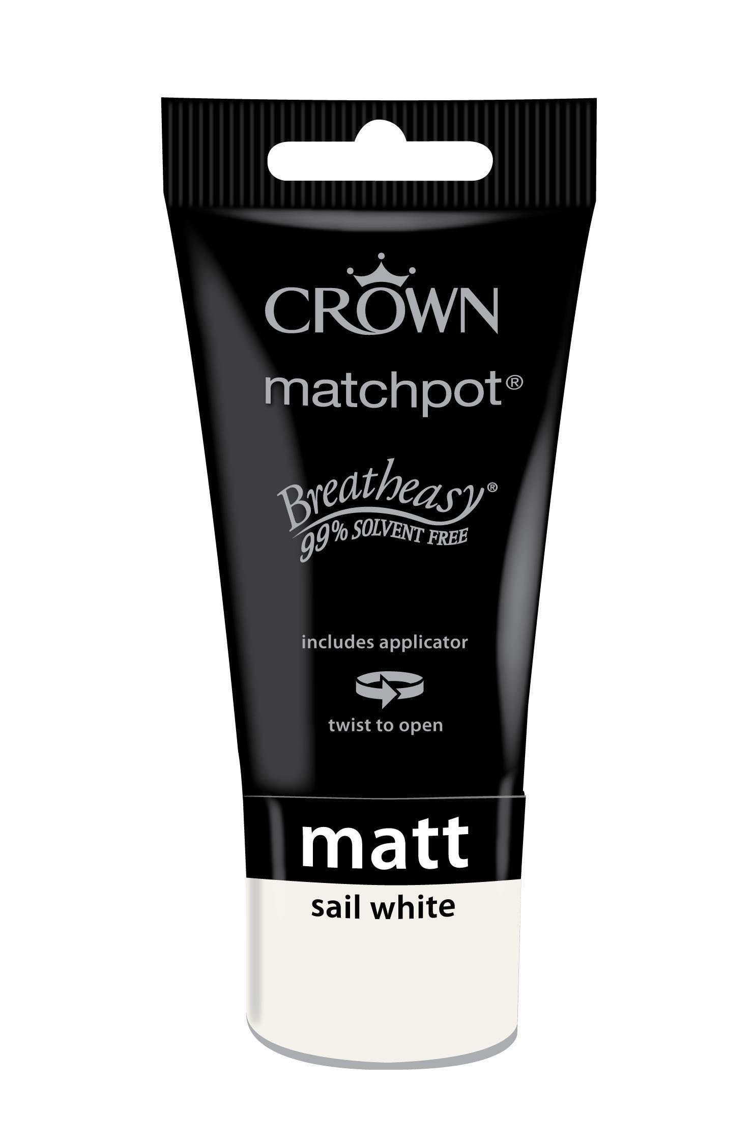 CROWN MATT SAIL WHITE 40ML — image 1