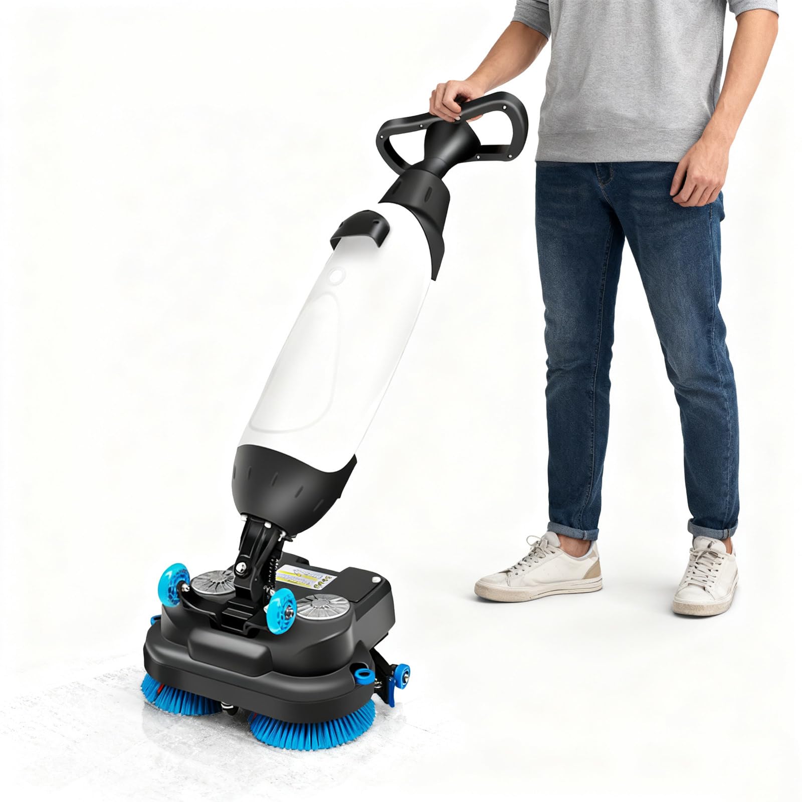 Mini lavasciuga pavimenti professionale per superfici dure