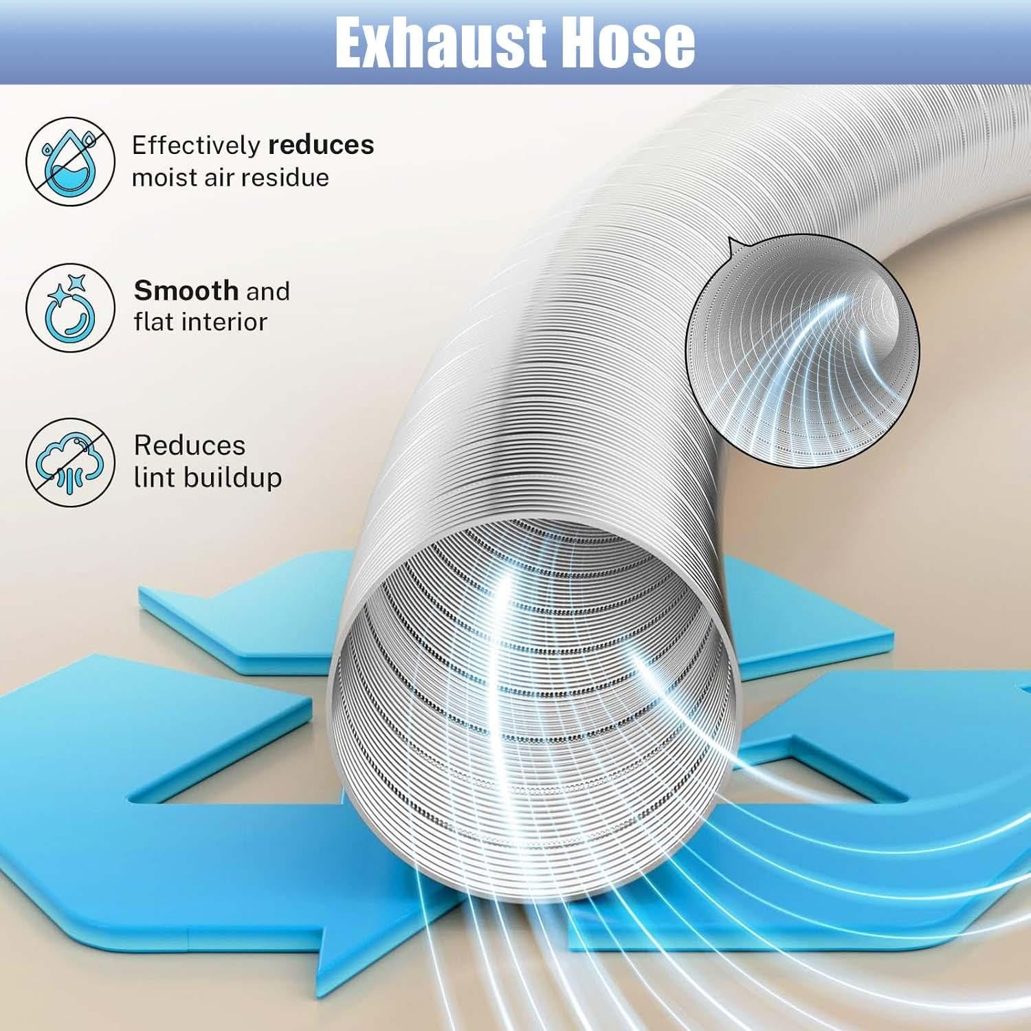Tubo De Ventilación Flexible De Aluminio Manguera Aire Acondicionado