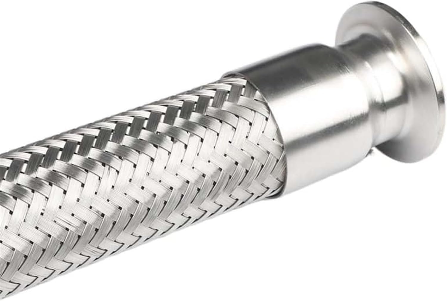 Stainless Steel 304 Tri Clamp Flexible Hose - 1" To 2" Sizes, 30/50/100cm Length, Unpolished Inner, For Plumbing & Brewing