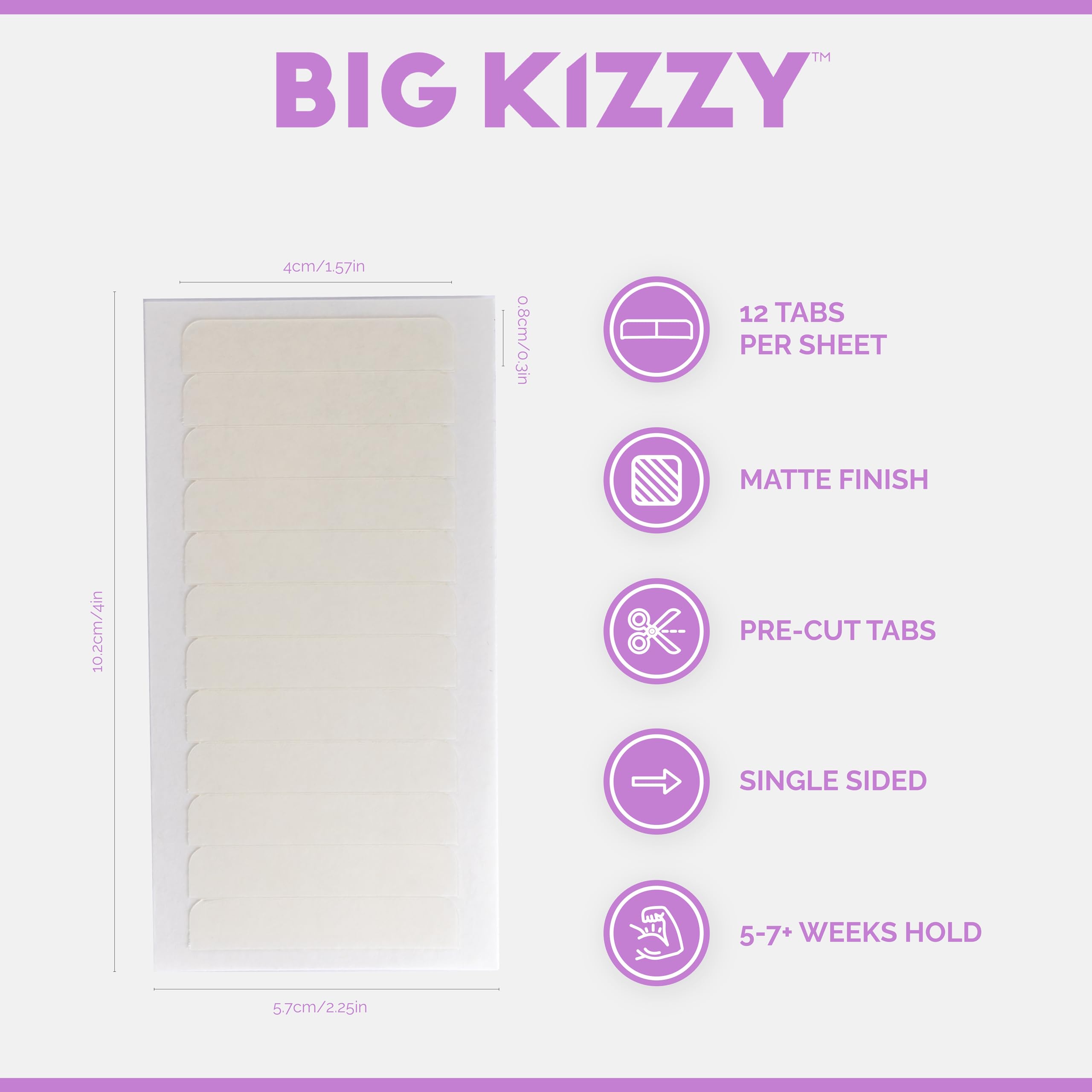 Single Sided Pro Hold Replacement Tape for Hair Extensions - 5-7+ Weeks of Wear - Strong Hold and Residue Free One Sided Tape for Extensions - 48 Tabs - Made in USA