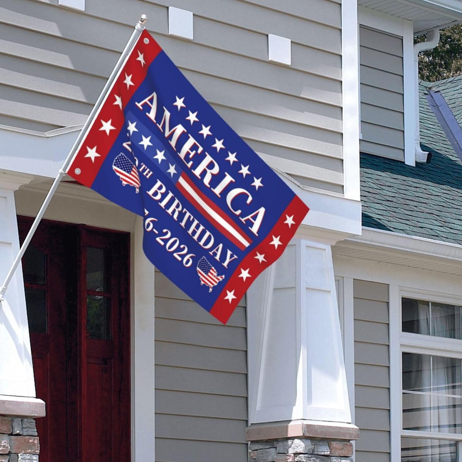 America 250th Birthday Anniversary USA Flag 2x3 Ft 1776 2026 Banner 4th of July Patriotic Decoration 1 - Image 5