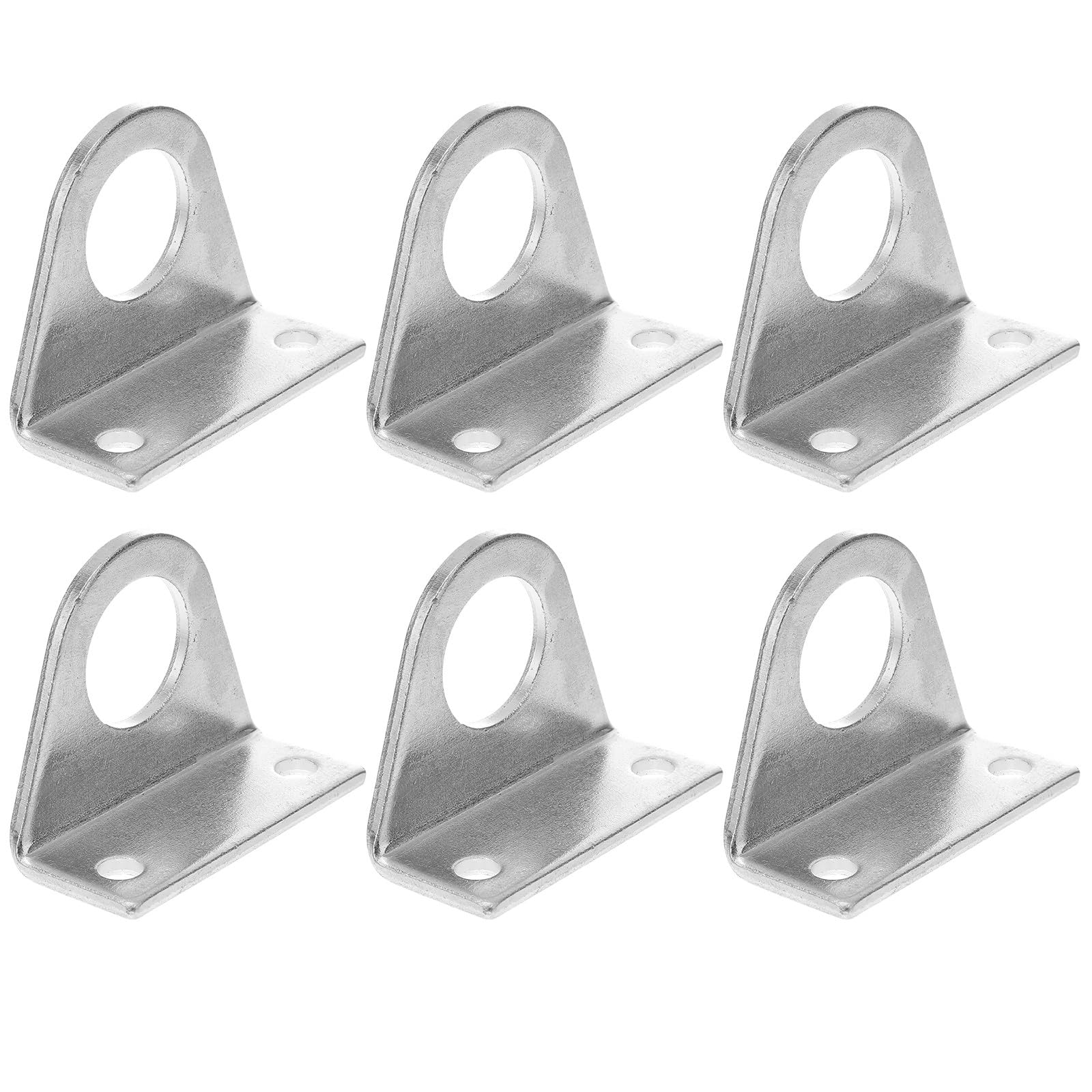 ULTECHNOVO 3 Paires de Supports de Montage Facile à Installer en Acier Inoxydable Deux Trous de Fixation et Résistant la Déformation pour Vérin Pneumatique pour Alésage Cylindre