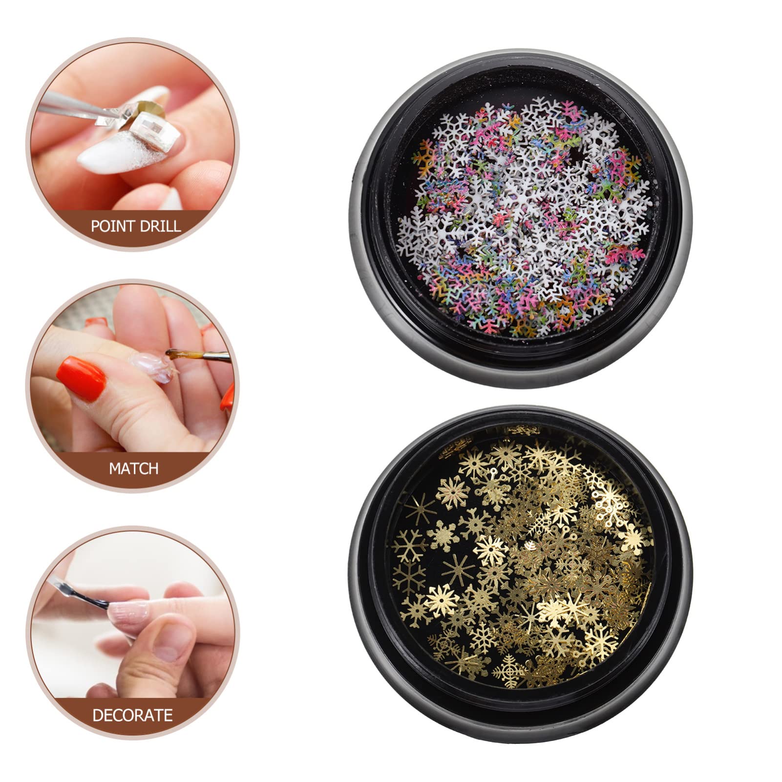 12 Scatole Ornamenti Di Arte Del Chiodo Di Natale Glitter Per Unghie Decorazioni Natalizie Per Unghie Decalcomanie Per Fiocco Di Neve Veloce Paillettes Scaglie Di