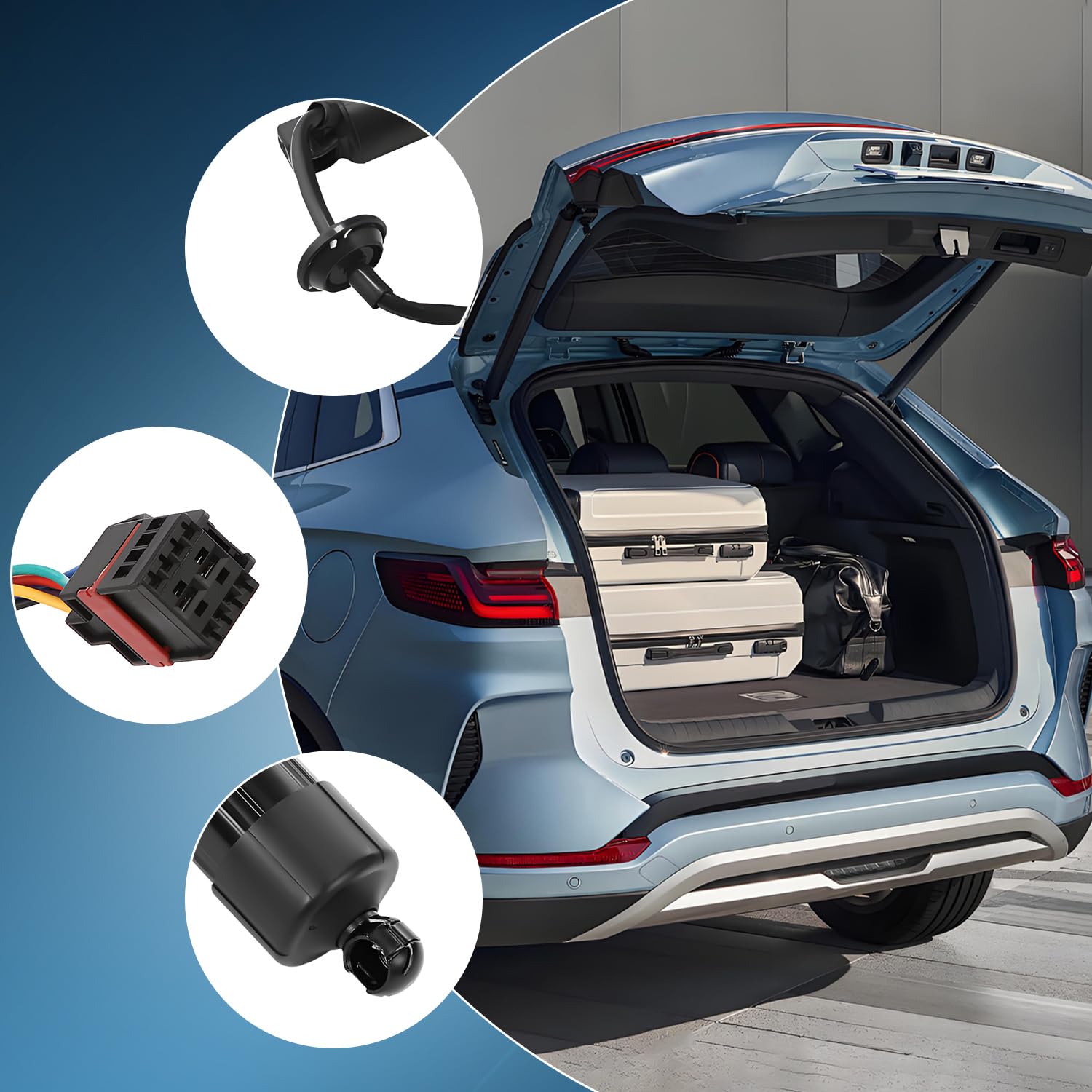 Para elektrycznych rozpórek do klapy podnoszenia do Seat Ateca 2018-2026 Seat Ateca 2016-2026 Skoda Karoq 2017-2026 numer zastępczy 575827852C