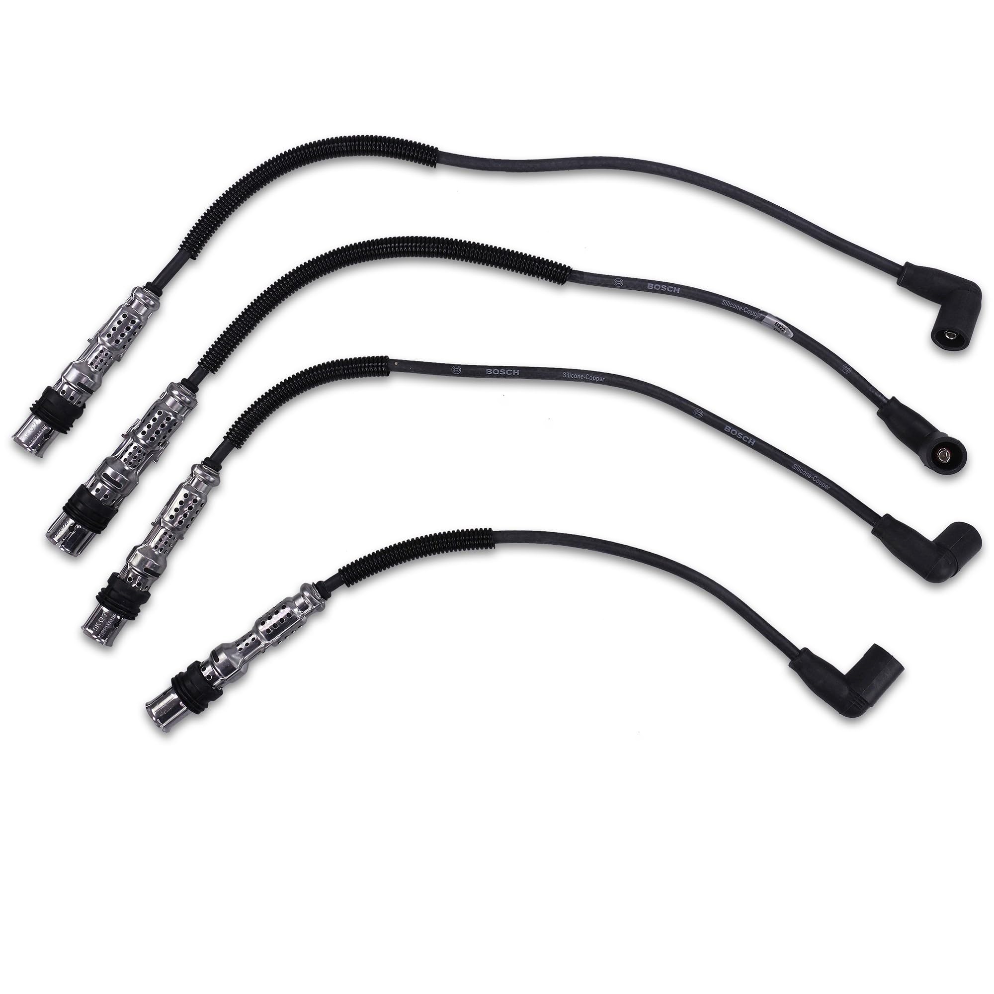 BOSCH Jeu de câbles d'allumage 0986357822 Compatible avec: AUDI A1, A1 Sportback, A3, A3 Cabriolet, A3 Sportback, SEAT ALTEA, ALTEA XL, IBIZA IV, IBIZA IV SC, IBIZA IV ST, LEON, TOLEDO IV