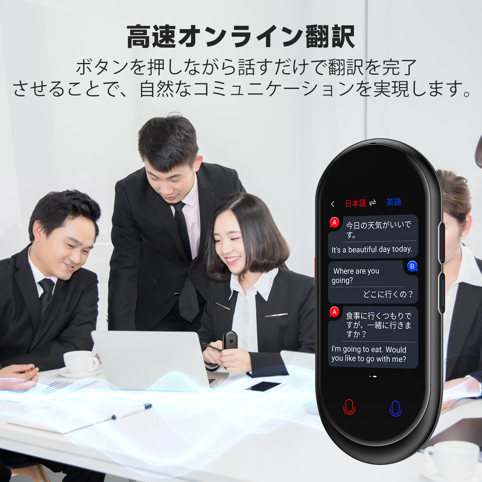 Amazon.co.jp: VORMOR Z8 翻訳機 283ヵ国137言語対応 音声翻訳機 