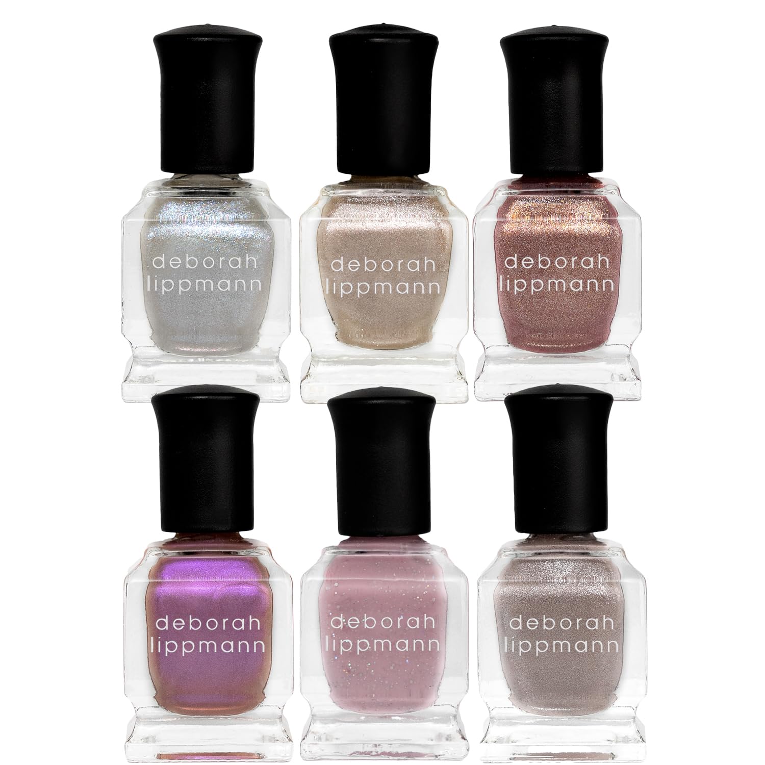 Deborah Lippmann Nail Polish, Gel Lab Pro Set | Treatment Enriched for Nail Health, Wear and Shine | No Lamps or Tools & 21-Free | Bejeweled, 6