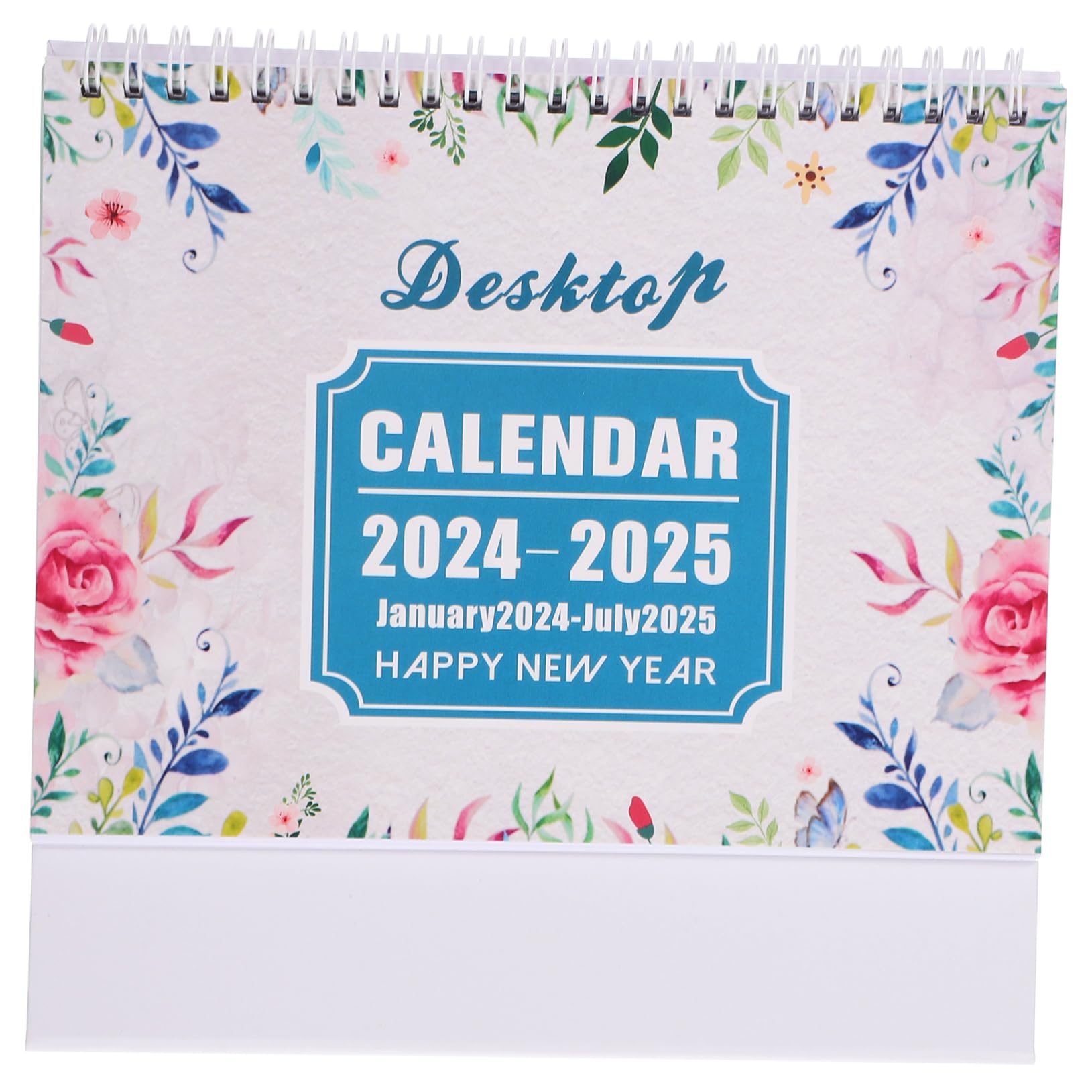 VILLCASE 5stücke Tischkalender Für Büro Und Zuhause Extra Große Stehende Monatsübersicht Mit Stabiler Metallbindung Für Planung Und Organisation