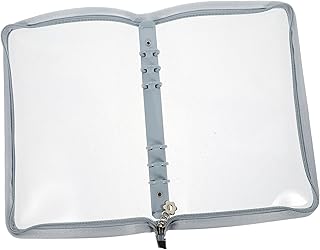 NAMOARLY Cobrir Capa Transparente Para Livro De Folhas Soltas Capa Para Fichário Planejador A5 Capa Para Diário A5 Capa Para Notebook A5 Capa Para Encadernação De Folhas Soltas Capa Para