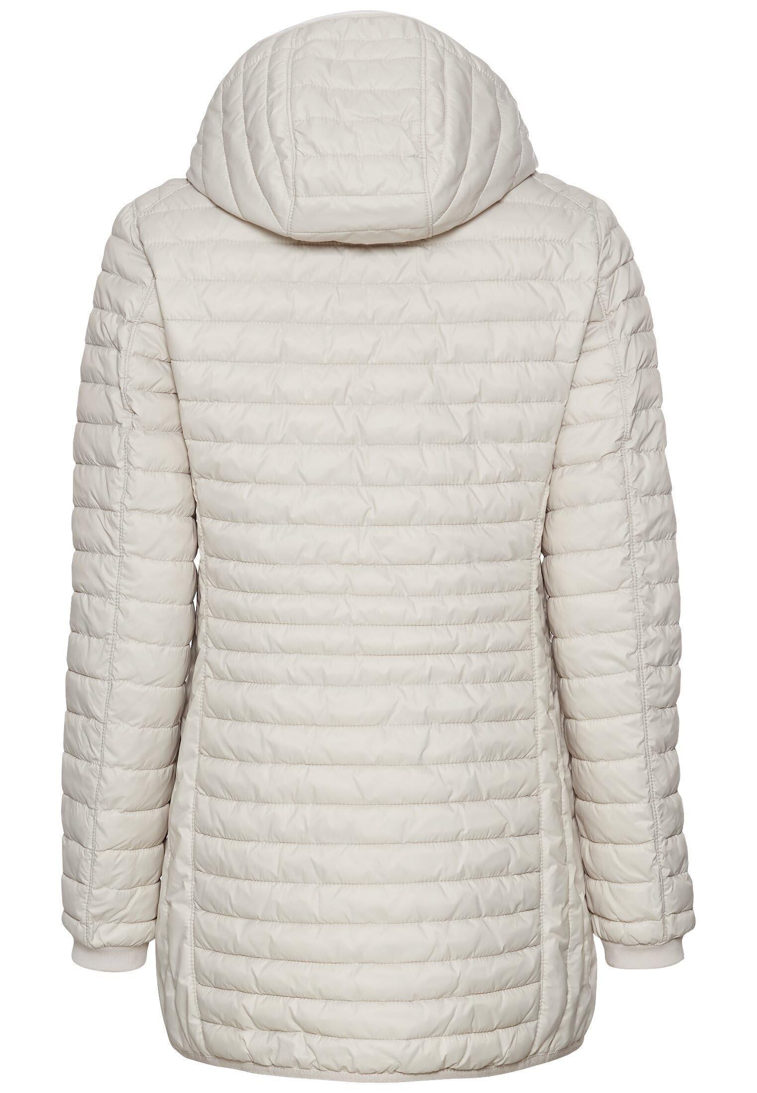 camel active Damen Wasserabweisende Steppjacke | Wasserabweisende und winddichte Steppjacke mit abnehmbarer Kapuze, 2-Wege Reißverschluss, 2 Innen - und 2 Außentaschen