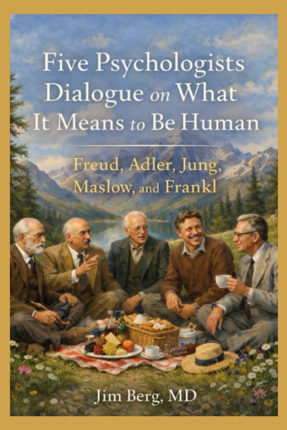 Five Psychologists Dialogue on What It Means to Be Human: Sigmund Freud, Alfred Adler, Carl Jung, Abraham Maslow, and Viktor Frankl (The writings of Jim Berg, MD)