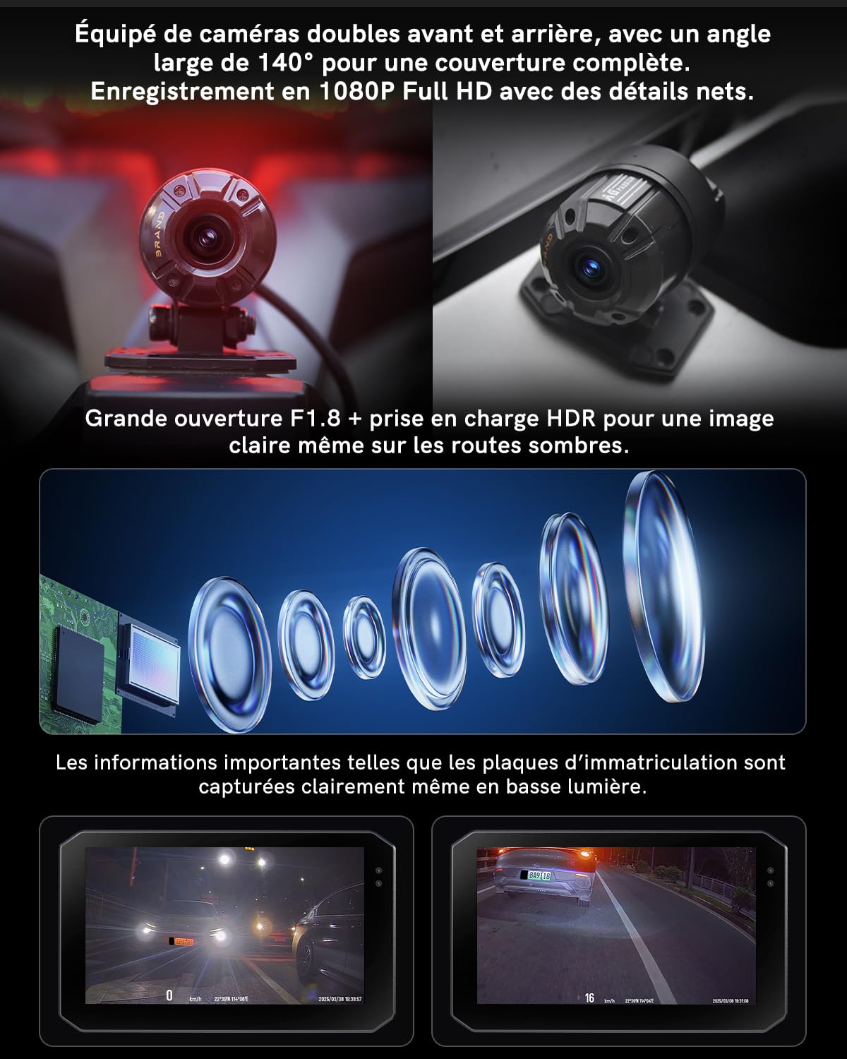 YolanAuto MT5 Motorcycle Smart Navigation System, 5 Inch IPS 60Hz
