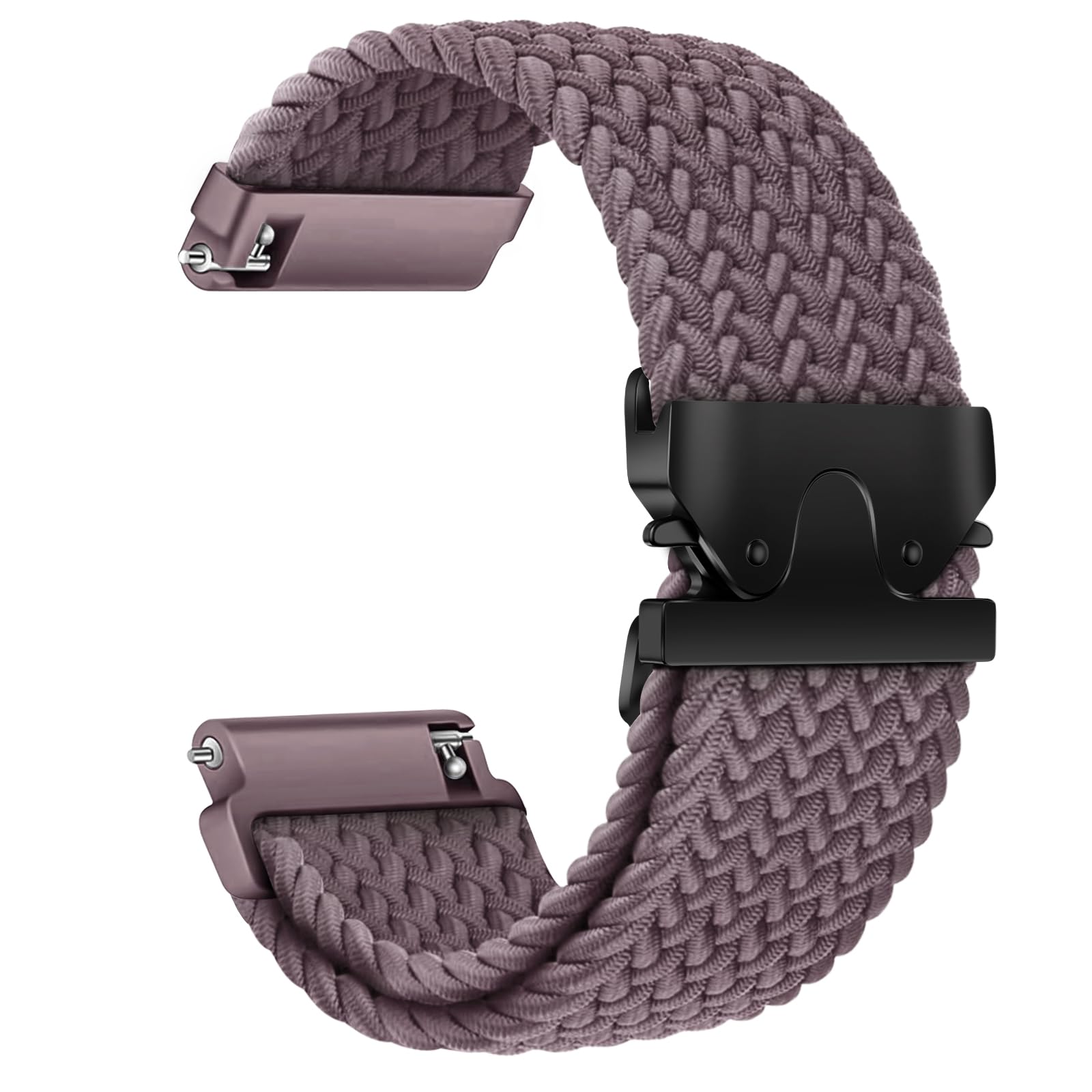 Geflochtenes Armband für Garmin Venu 4 45mm/3/2/Forerunner 255 265/Vivoactive 4, Uhrenarmband 22mm Nylon Band für Samsung Galaxy Watch 3 45mm/Gear S3/Galaxy 46mm, für Amazfit Balance/GTR 3 /GTR 3 PRO