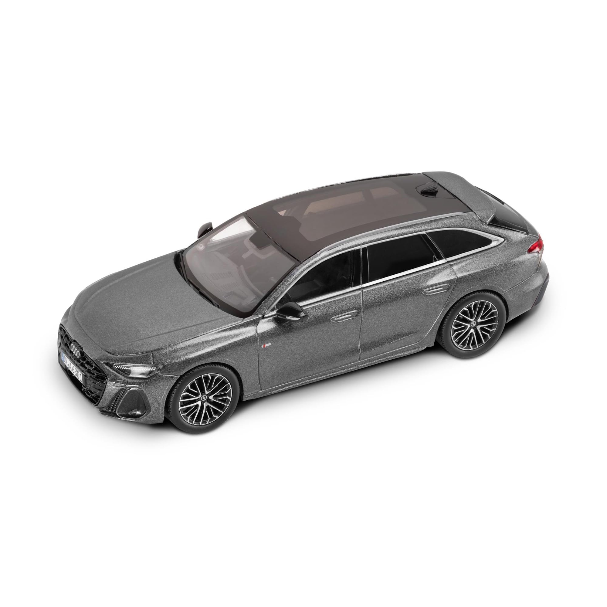 Audi 5012507231 Modellauto A6 Avant Miniatur Modell, Maßstab 1:43, grau