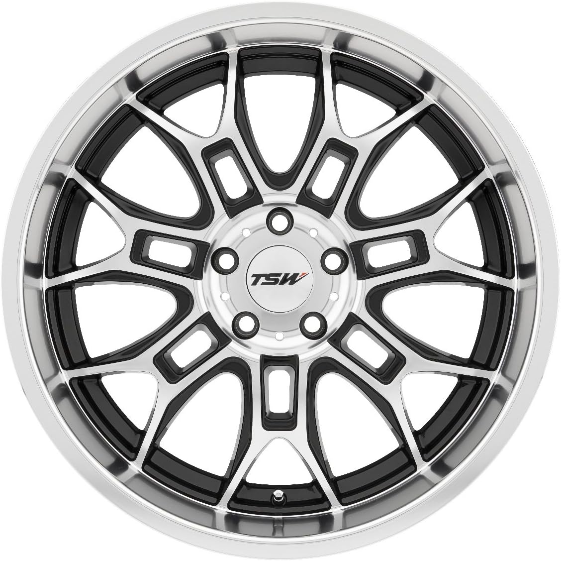 Amazon.com: TSW Yas Rim 20X10 5X120 Offset 40 Gloss Black W/Mirror Cut ...