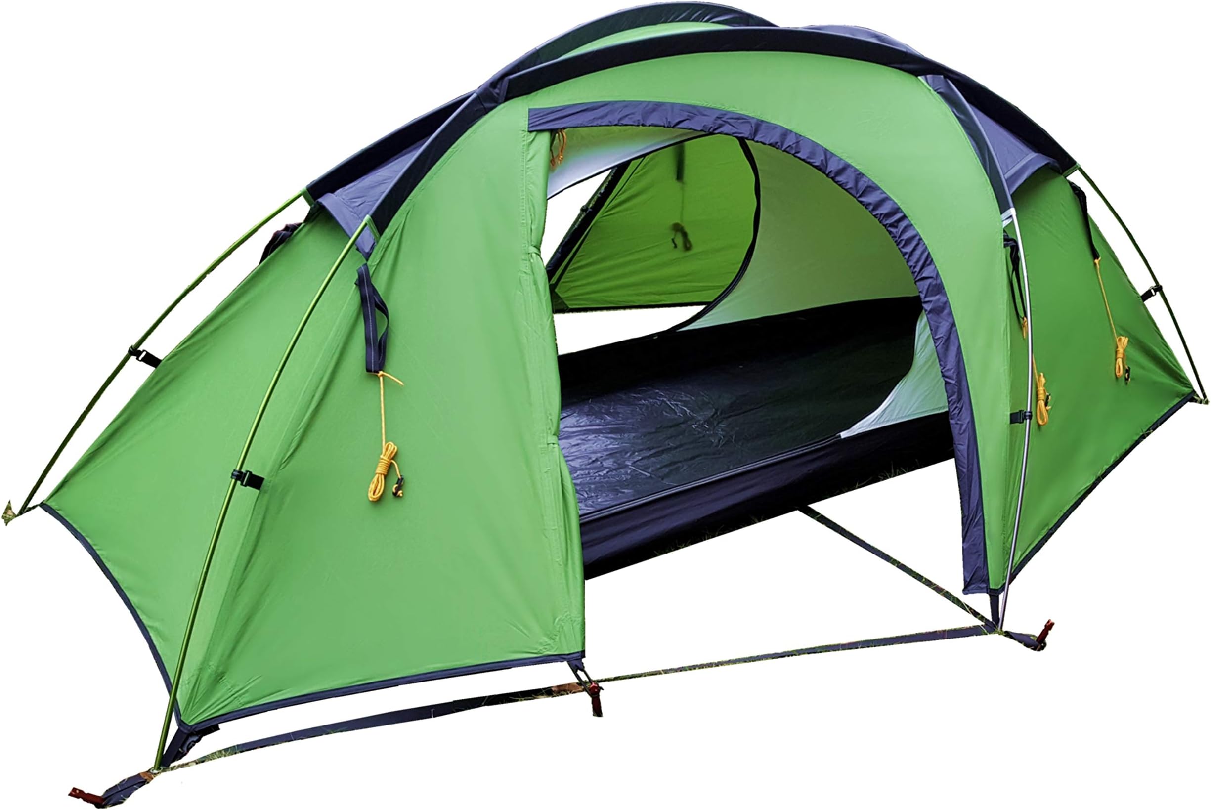 TrekPeak1x everest1953 Geodesic ultra expedition single Tent 1 Person light silicone green
