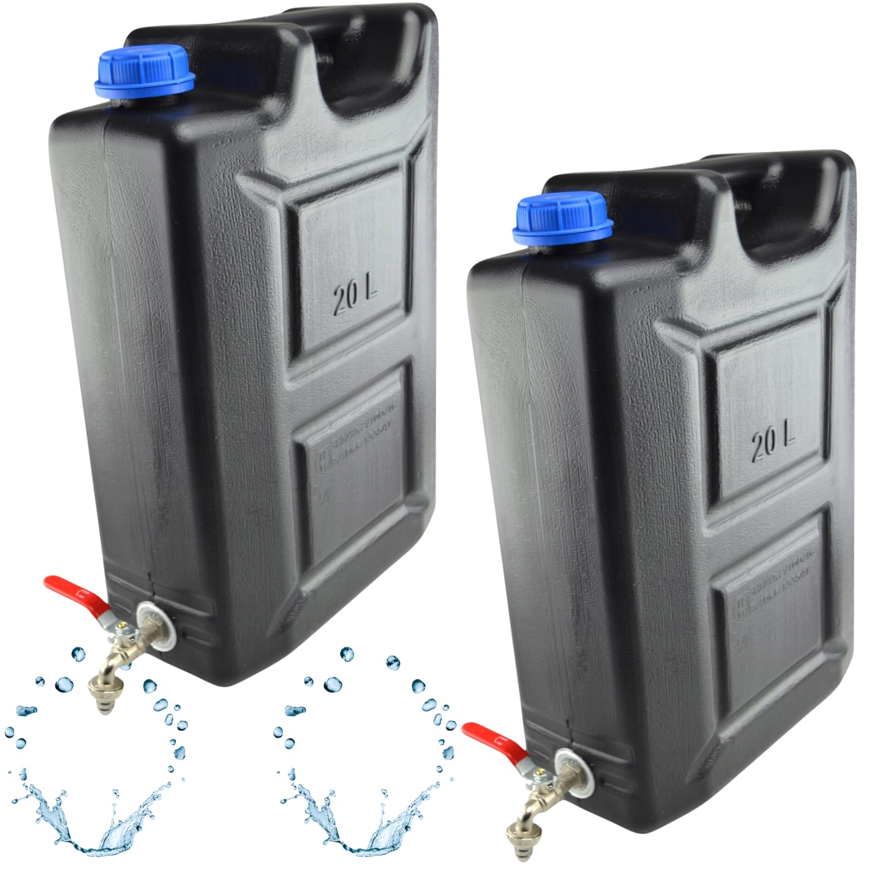 Lot De 4 Bidons à Eau Pliables De 5 L - Respectueux De L'environnement