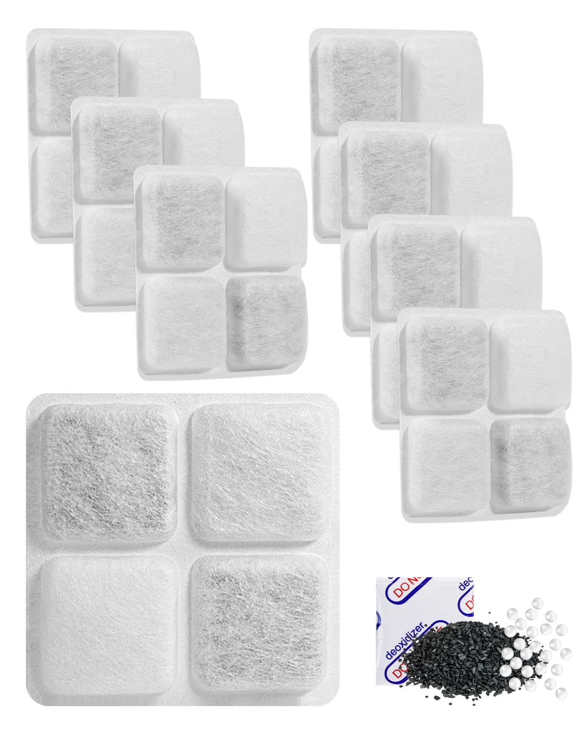ZaKaBox 8pcs Desiccant Bags,Suitable for PETLIBRO PLAF101, PLAF005,PLAF006,PLAF103,PLAF203,PLAF301 Automatic Cat Feeder