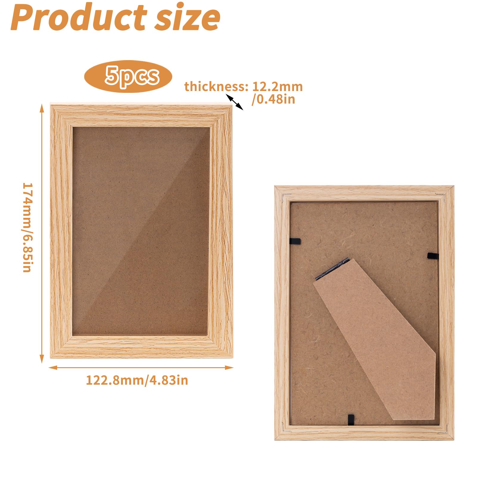 5 Pcs 6x4 Photo Frames - Image 2