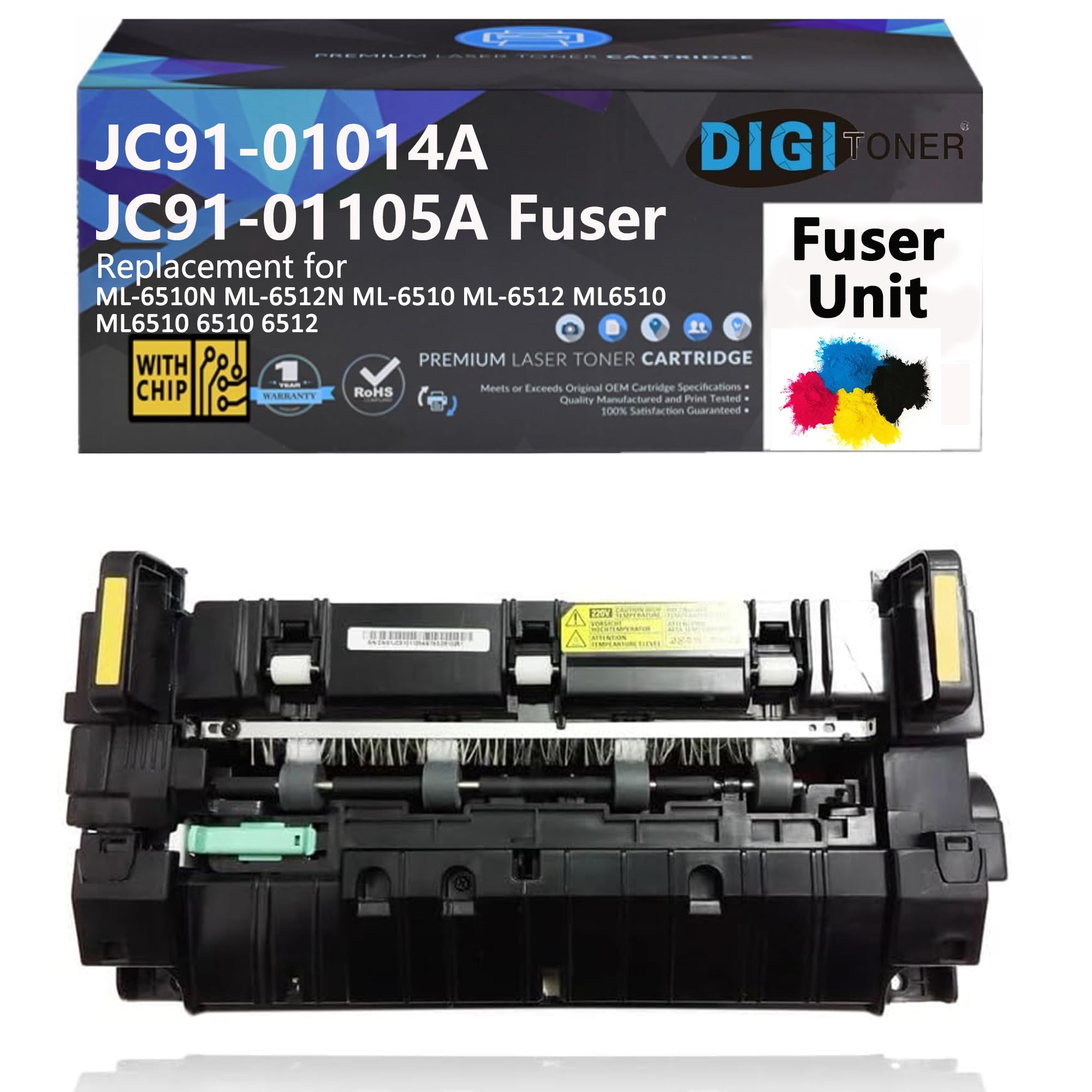 Fixing Unit Fuser Assembly JC91-01014A Replacement for Samsung JC91-01014A Fuser Unit for use in ML-5510 5512 5515 6510 6512 6515 Printers High Page Yield 200K (Voltage: 110V)