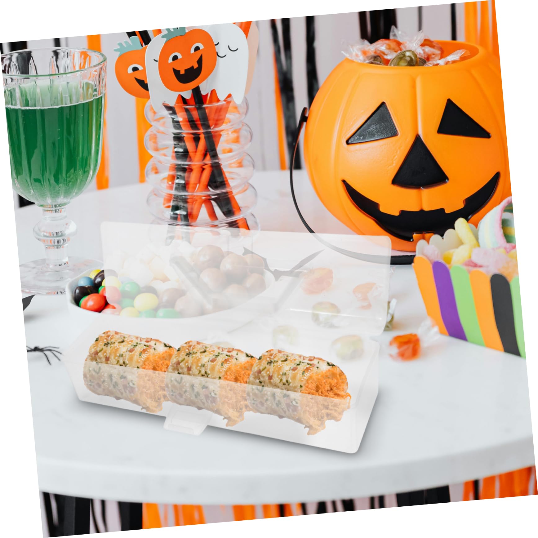 LIFKOME Cake Roll Carrier Box Reusable Handheld Cake Packaging for Elegant Design Preserves Freshness